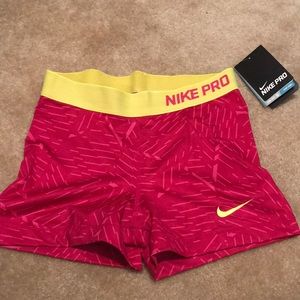 Nike pro spandex shorts